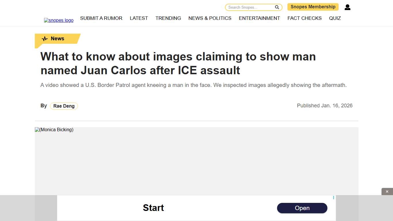 What to know about images claiming to show man named Juan Carlos after ICE assault Snopes.com